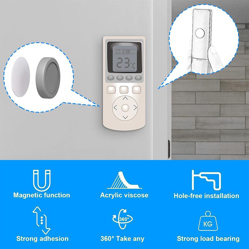 2er-Set Magnetische Haken Starke Wandhalterung Haken für Kühlschrankaufkleber Verlustsicherer Heimorganisator Haken Magnet Fernbedienungsaufbewahrung
