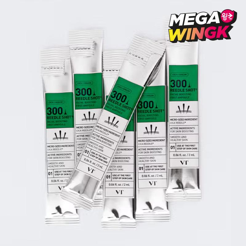 VT Cosmetics Reedle Shot 300 Facial Boosting First Ampoule Box (2 мл x 6 шт.)