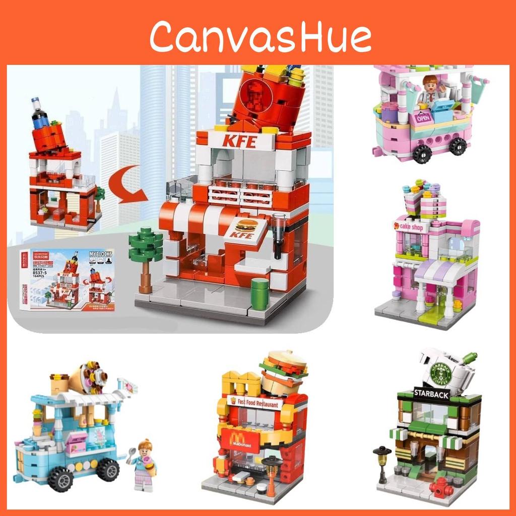High-quality Abs Plastic Building Blocks Compatible With City Street Scene