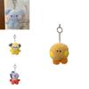 Cute Korean Ins Trend Popular Mini Plush Doll Pendant Cartoon Bag Decoration Gift Pearl Velvet Fill Material Not Multifunctional