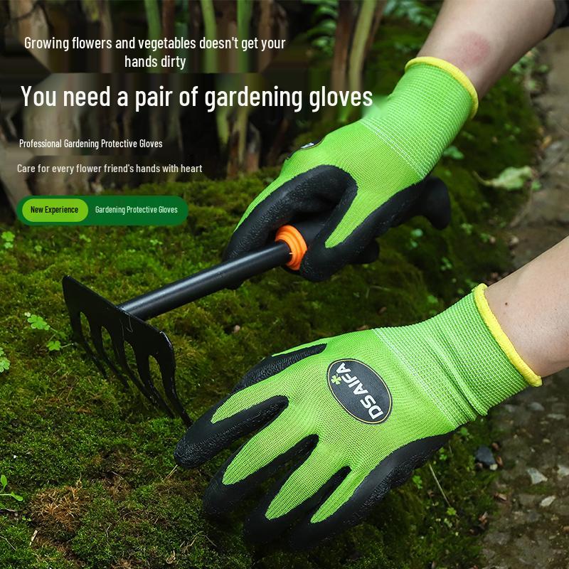 Kids' Anti-Bite Non-Slip Crab-Resistant Gloves for Gardening and Outdoor Play.