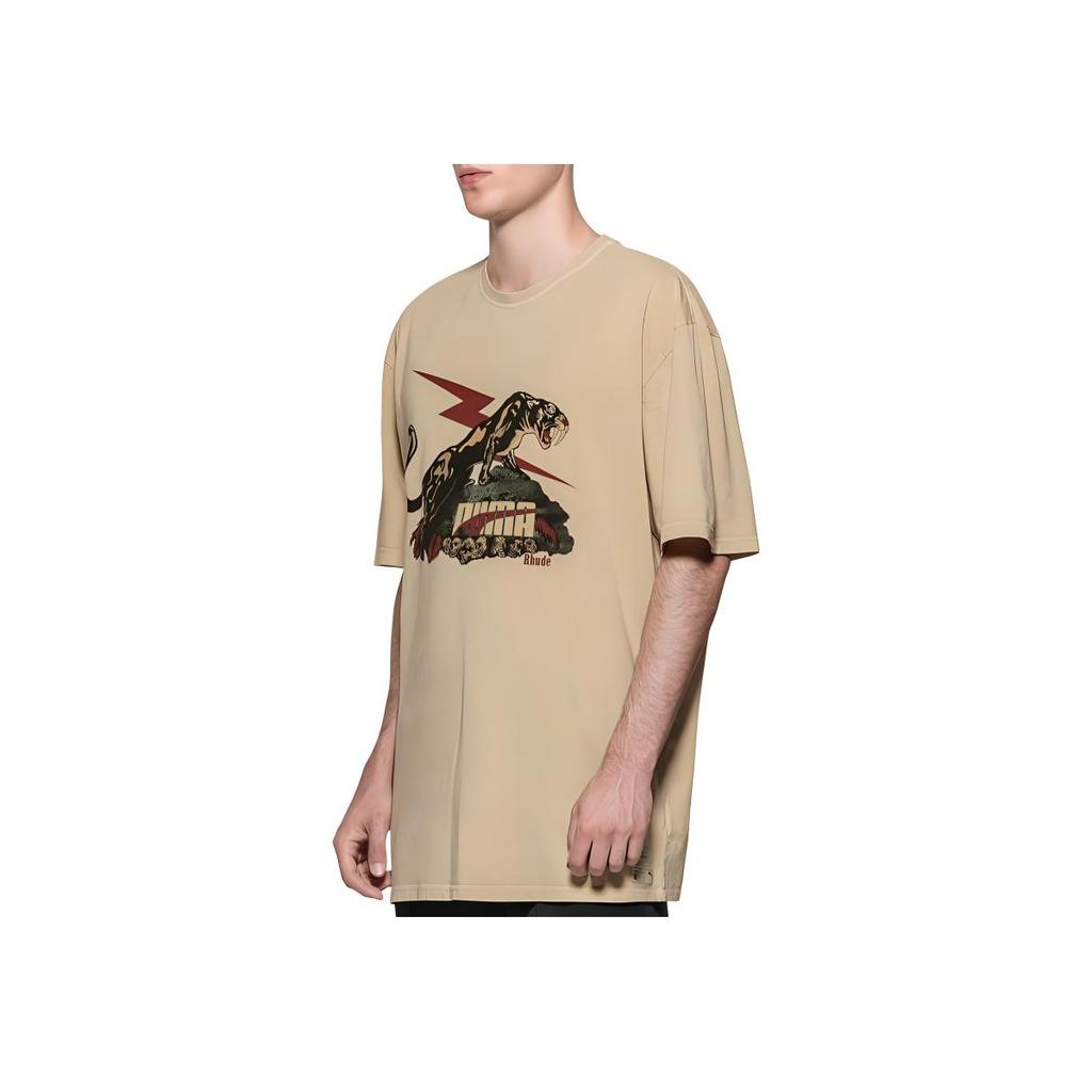 Puma X RHUDE Kollaboratives T-Shirt Kurzarm Herren Tops Beige 595339-32