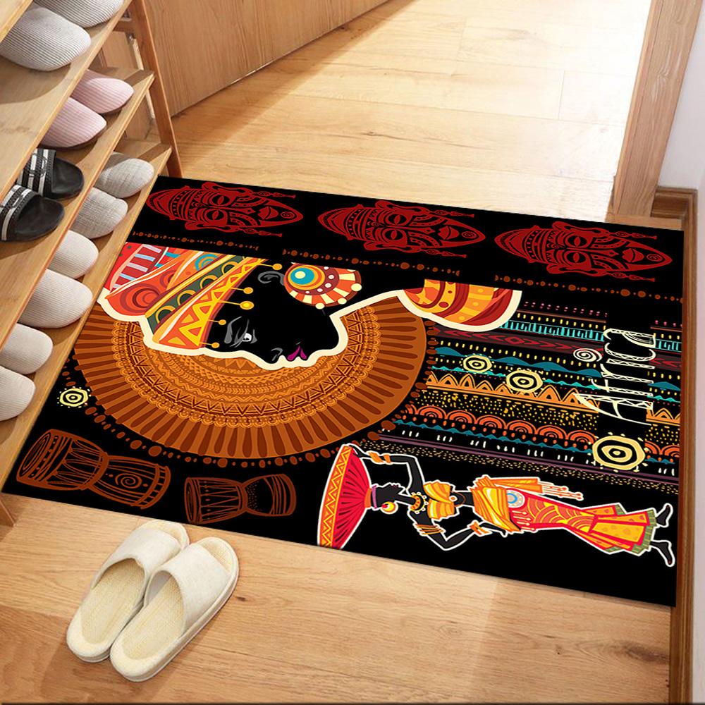 African Style Area Rug Suitable for Game Room Hallway Living Rooms Dining Room Anti-slip Rug Office home decor Spiritual Gift