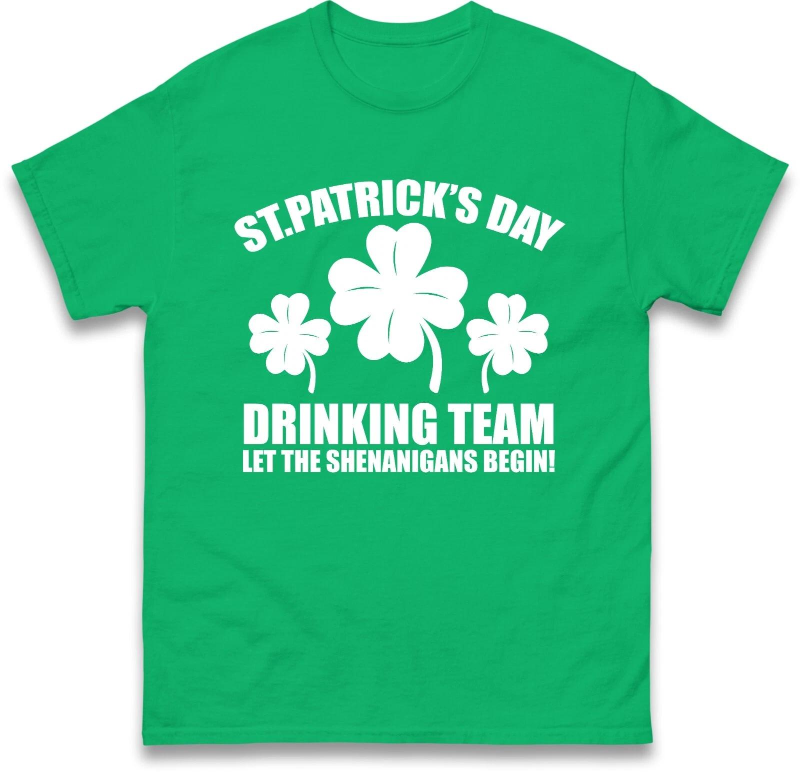 St. Patricks Day Drinking Team T-Shirt, St. Patrick s Day 2025 Gift T Shirt 2XL