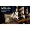 189pcs Royal Victory Sailing Ship 3D Paper Jigsaw Puzzle - Creative Home Decor Model Ornament, Wooden Craft Kit for Halloween