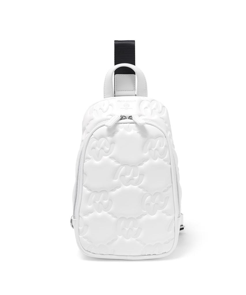 Miramilan Men's Carina One-Shoulder Bag, White