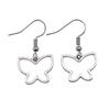 Filigree Butterfly Dangle Earrings Retro Boho Openwork Butterfly Drop Earrings Vintage Jewelry