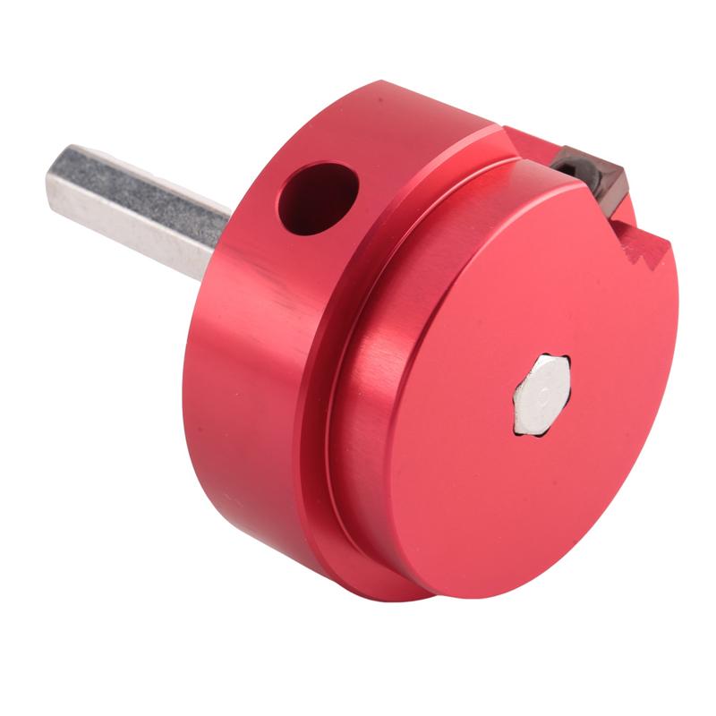 PVC Pipe Reamer With 1.5Inch Head Aluminum, PVC Fitting Saver, PVC Socket Saver With 0.315In Hex Shaft, For Water Lines-B61B
