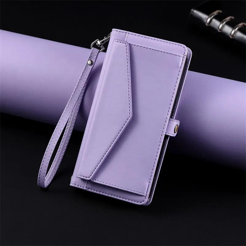 Crossbody Flip Leather Case For Google Pixel 10 9A 9 8 8A 7 6 Pro XL With Long Lanyard Wallet Card Phone Cover Coque Etui