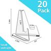 Small Acrylic Display Stand 11 Pack, Easel for Challenge Coin Graded PSA Card Sports Trading Card Baseball Card & Picture Holder