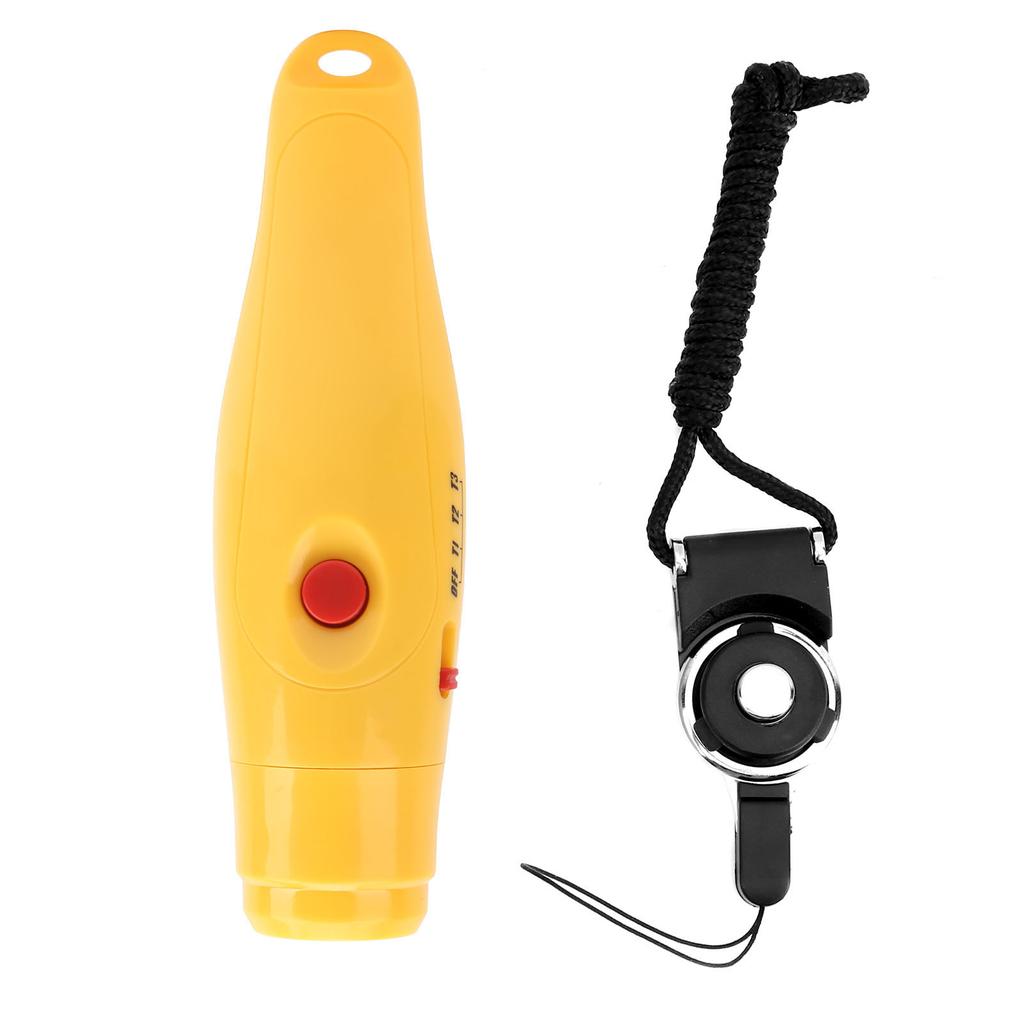 ABS High Decibel 120DB Three Gears Adjustable Electronic Whistle with Hanging Rope