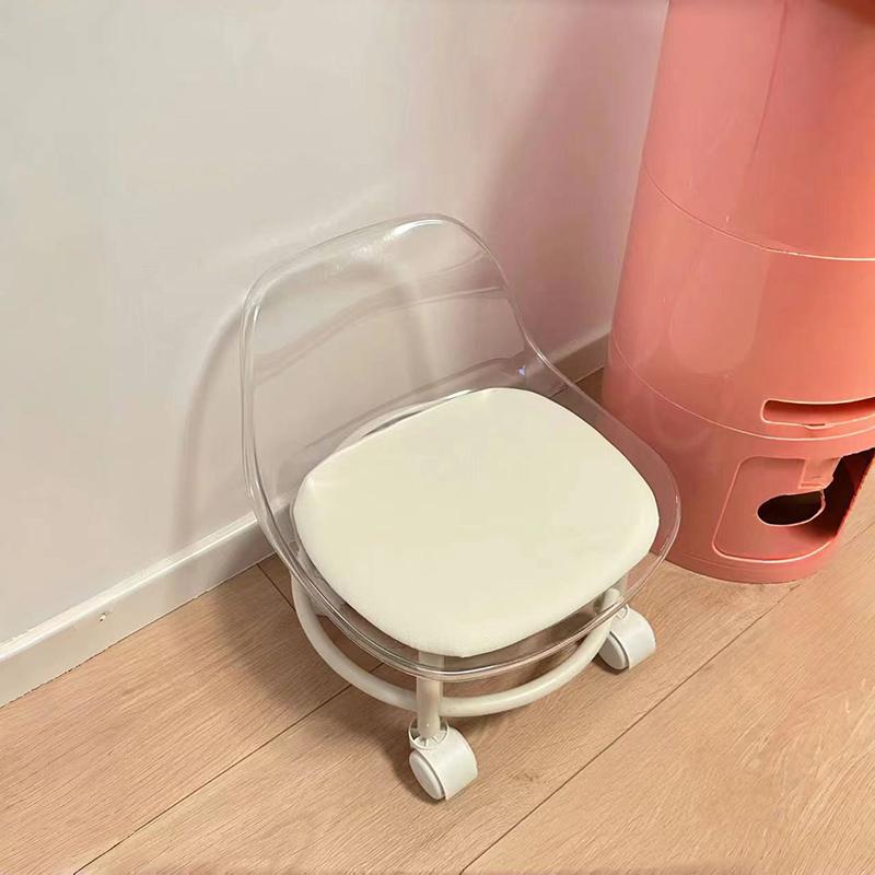 Household Round Stool Thickened Small Chair Plastic Round Stool Modern And Simple High Stool Dining Table Stool Stackable