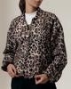 Suit Set RAW 37223 S Leopard Black (bomber Jacket, Trousers, Long Sleeve)
