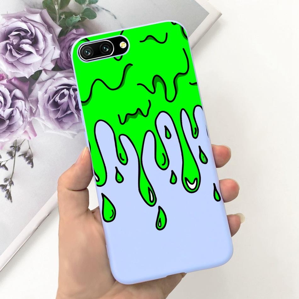For Honor 10 Case Honor10 COL-L19 COL-L29 Fashion Moon Pattern Soft Silicon Protective Cover Phone Cases