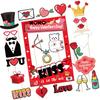 Valentines Day Photo Booth Props Valentines Day Decorations Valentines Photography Props Wedding Photo Props Photo Frame