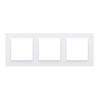 Triple Frame - Universal Horizontal and Vertical, White Simon10
