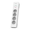 Surge Protection - PHILIPS - SPN7040WA/60 - 600 J - 4 Outlets - 3680 W