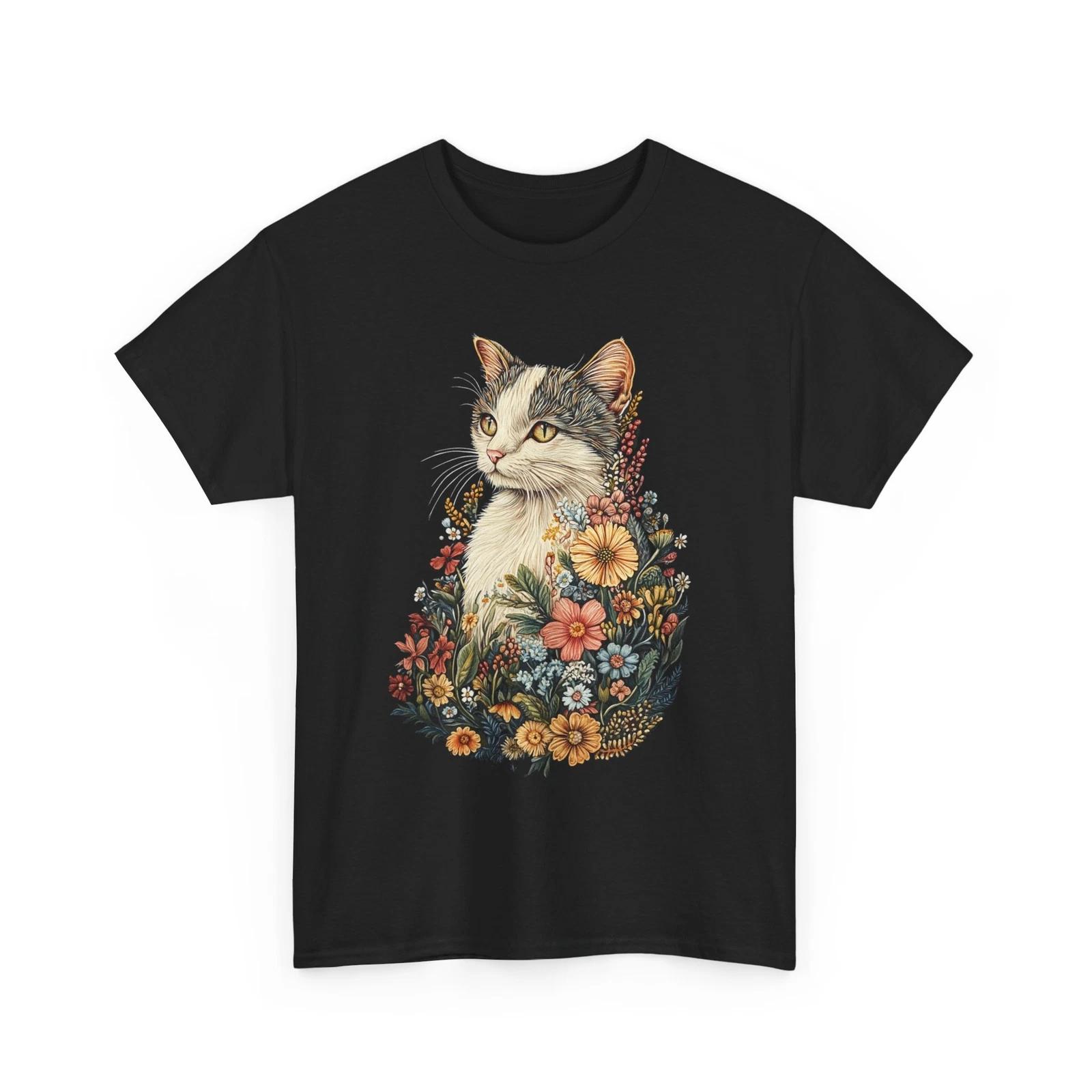 

Cat Lover Graphic T-Shirt – Cute Funny Cat Print Tee for Men & Women 4XL