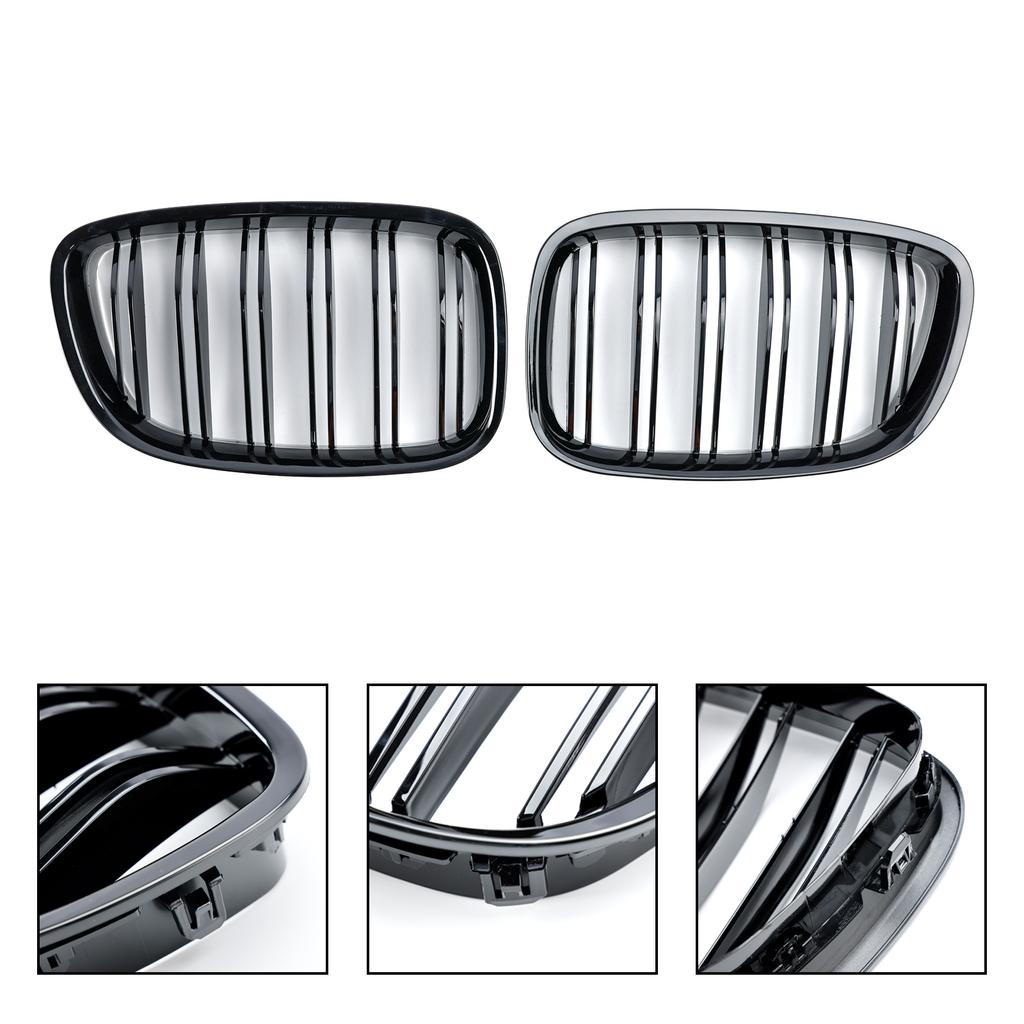 Gloss Black Front Kidney Grille Grill Fit BMW 5 Series GT F07 2009-2017