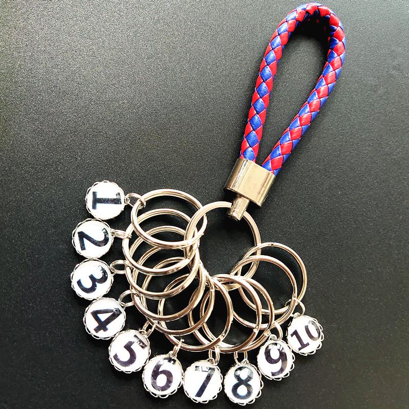 Leather Rope Digital Keychain: Versatile Keyring for Men, Women, Cars, and Hotel Rooms