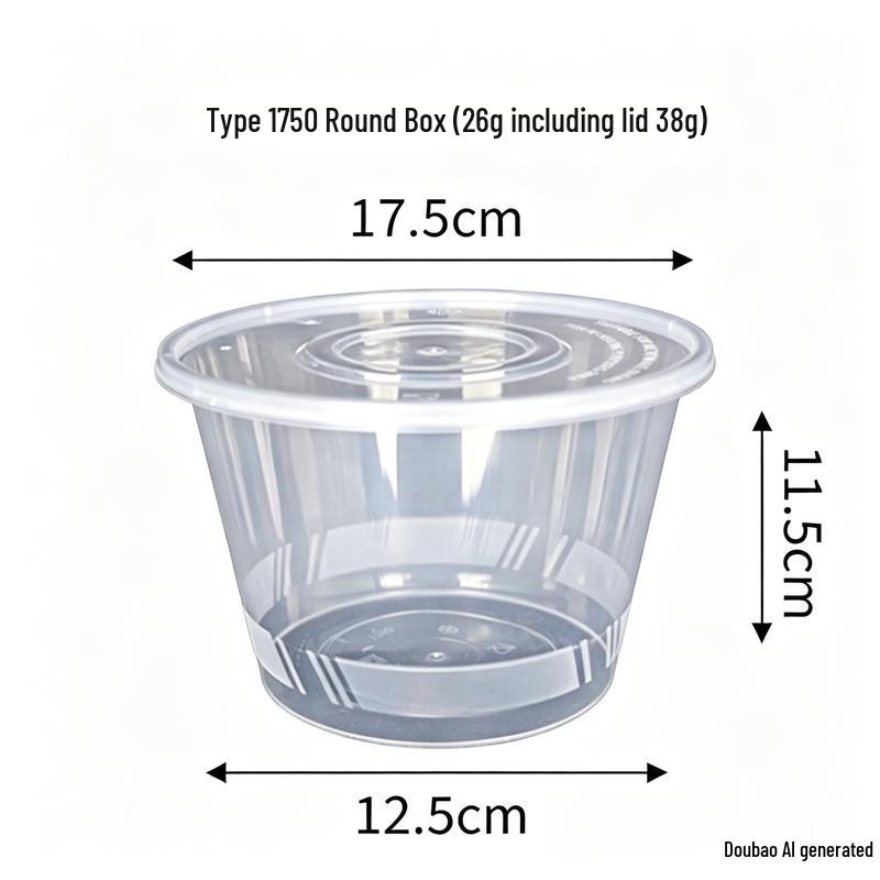 ChuZhou Disposable Thickened Transparent Meal Prep Containers with Lids