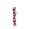 Santa Climbing Ladder Doll Christmas Tree Ornament Door Wall Hanging Decoration Indoor Holiday Gift