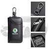 HAWX3 Car Purse Card Money Holder License Card Case Wallet For Skoda Fabia Kamiq Superb MK3 VisionS Yeti Scala Enyaq-iV Octavia Kodiaq