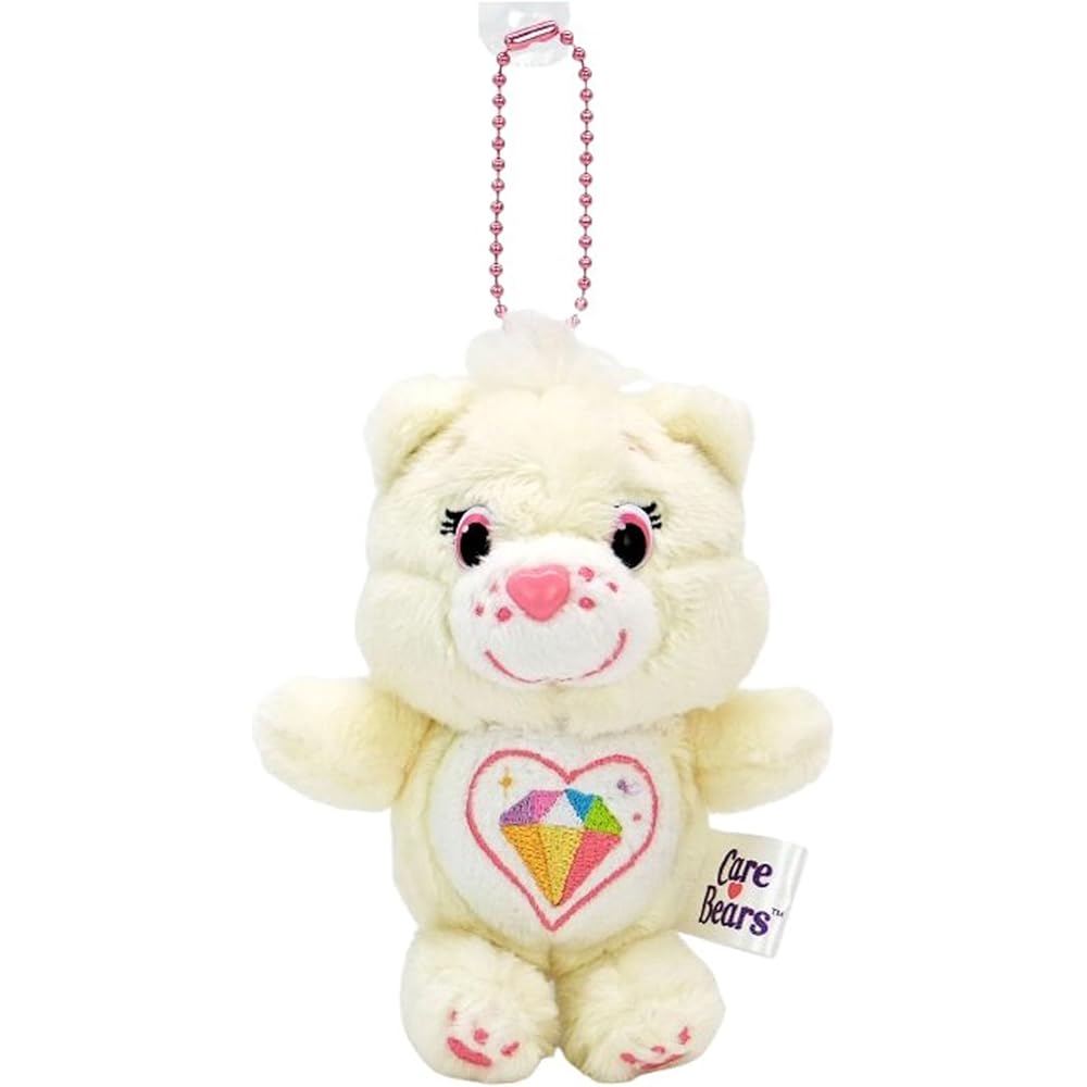 Nakajima Corporation Care Bears Sparkle Heart Bear Soft Plush Toy 213037-25