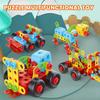 Kids Building Blocks Set Electric Drill Assembly Screw Toy Puzzle Multifunctional Educational STEM Toys for Boys Girls Birthday