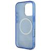 Guess Guhmp16Lh4Pyeeb Iphone 16 Pro 6.3 Niebieski/Blue Hardcase Iml Peony On 4G Background Magsafe