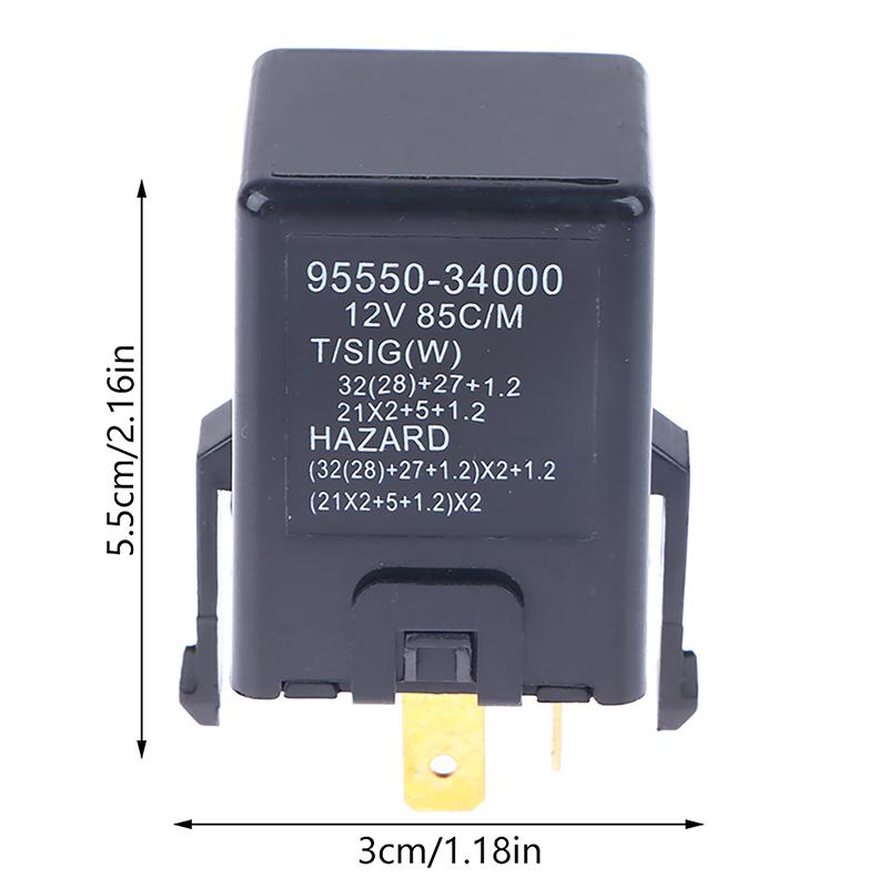 1pcs Car Turn Signal Flasher Relay 95550-34000 95550-39000 Flasher Relay Interior Parts Relays 5