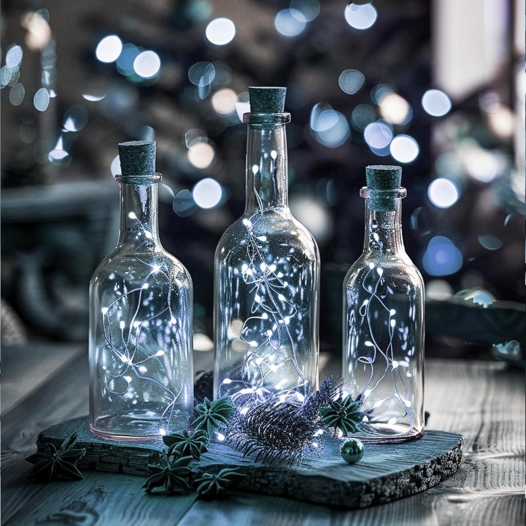 USB Dimmable Copper Wire String Fairy Lights with Remote Control for Bedroom Ceiling Christmas New Year Indoor Home Party Decor