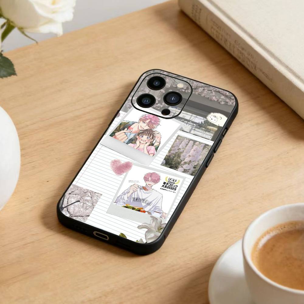 D-Tamon's B-Side Phone Case For iPhone 17 16 15 14 13 12 Max Plus Silicone Black Cover