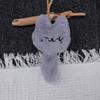 Anime JK Gojo Satoru Plush Keychain Cosplay White Cat Cosplay Gojo Pendants Backpack Key Ring Halloween Party Decoration