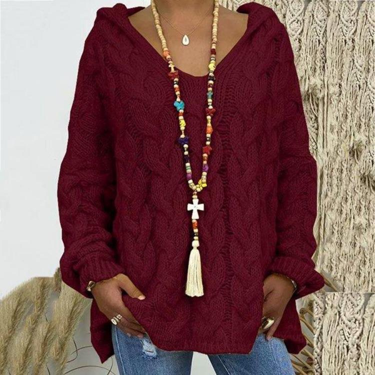 Autumn Winter Women Knitted Sweater Casual Warm Outwear for Ladies