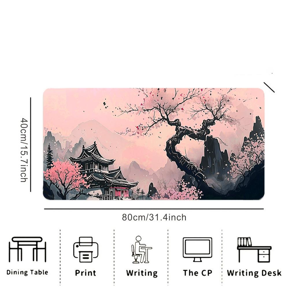 Dreamy Pink & Purple Sky XL Mouse Pad | Upgrade Your Setup with This Durable, Smooth Desk Mat for Gaming and Office