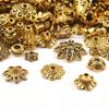 Alloy Bead Caps for Jewelry Making Flower Ornament Caps DIY Craft Gold Metal Beads  Jewelry Making
