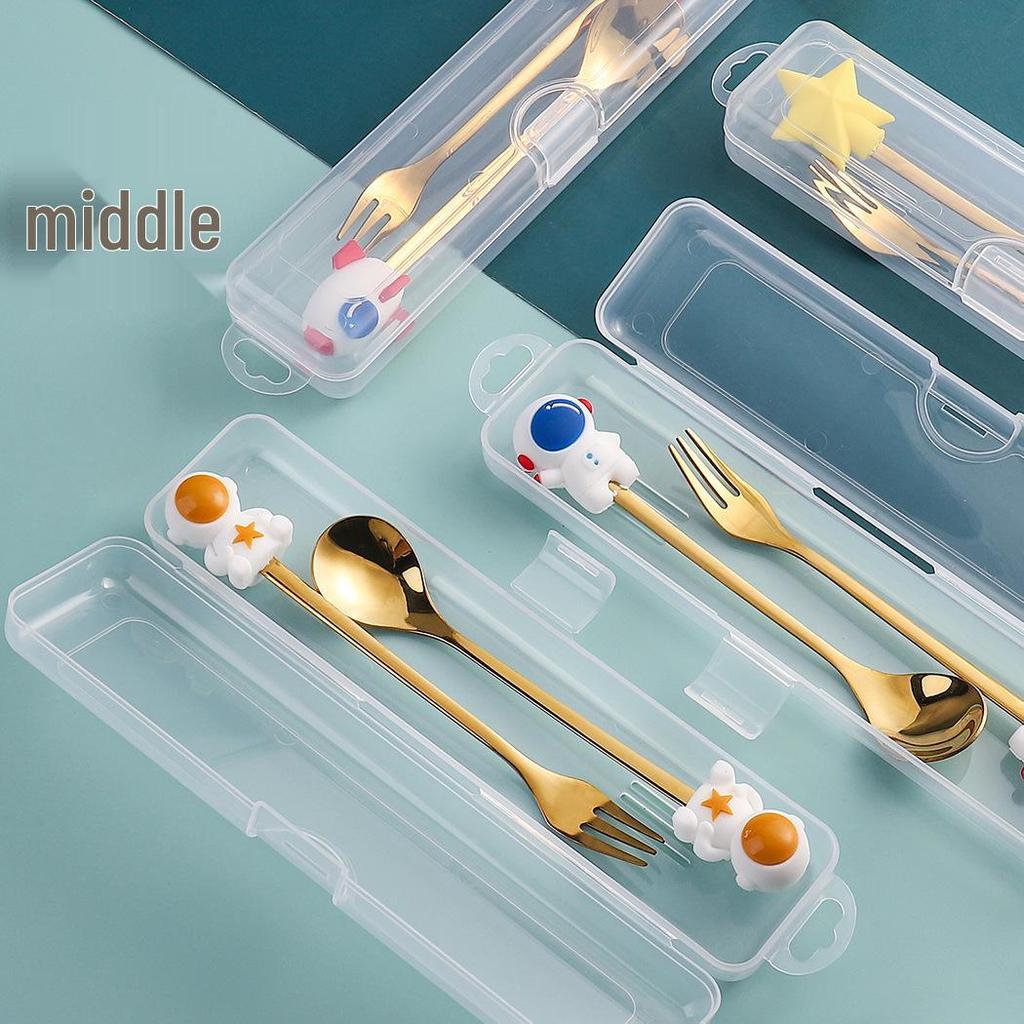 Cross-border Christmas Santa Claus Spoon Set – Cute Cartoon Coffee & Dessert Spoons, Perfect Christmas Gift.