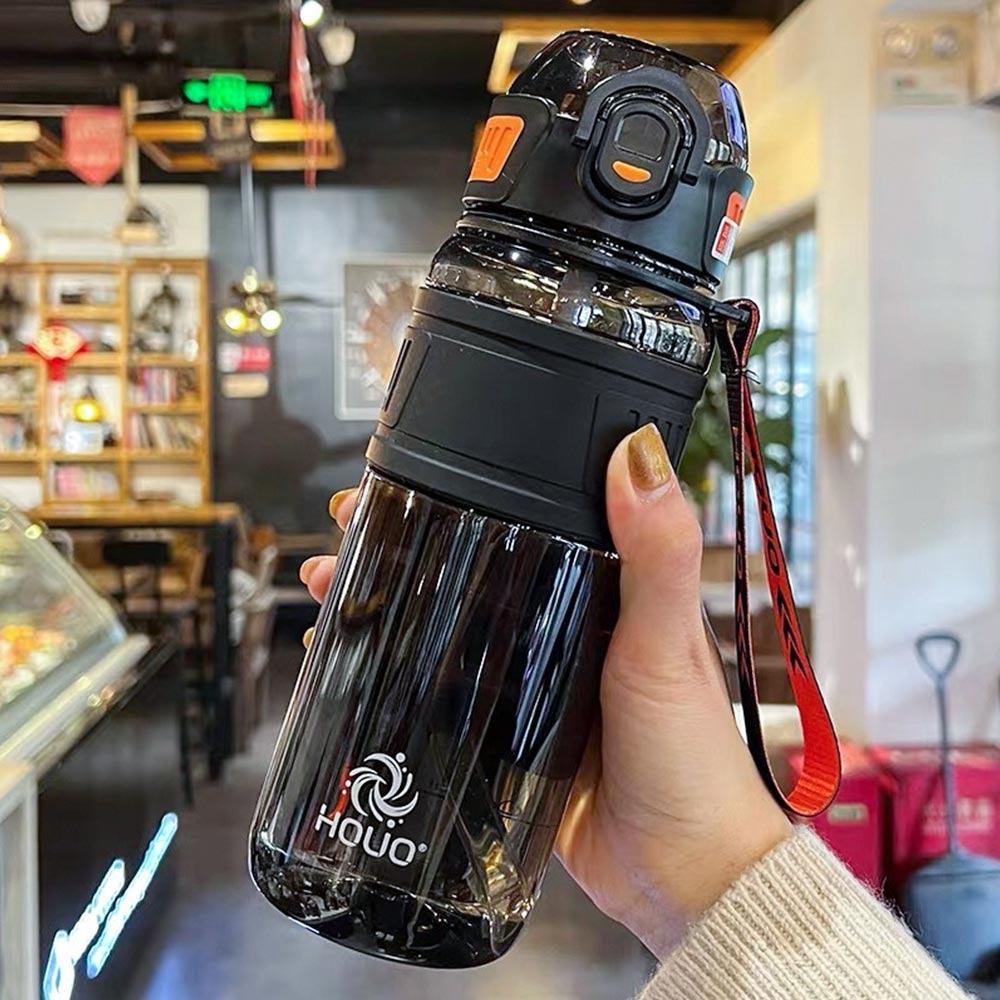 750ml/1000ml Large Capacity Sports Water Cup Leak-Proof Sippy Cup Summer Water Bottle  Outdoors 750ml чёрный