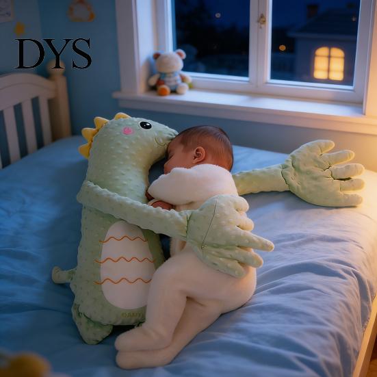 Rhythmic Gentle Pressure Doll Baby Soothing Sleep Hand Pillow with Adjustable Patting Modes Advanced Toy Soother Soft Plush Cuddle Buddy for