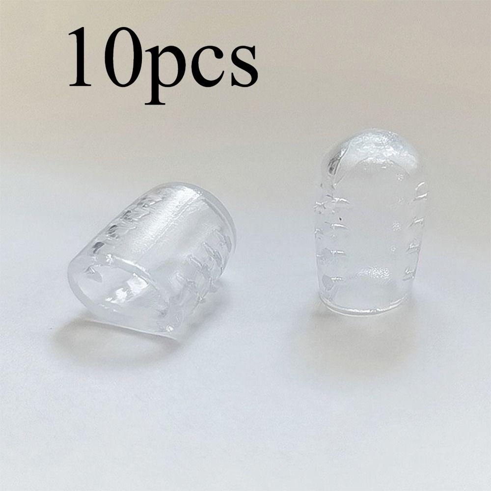 10 шт. Прозрачная водонепроницаемая защитная накладка на палец ноги, дышащая защита стопы, износостойкая и влагоотводящая отдельная защитная накладка 10PCS