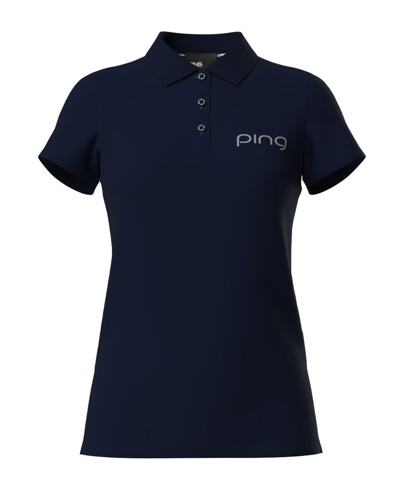 

Женское поло с коротким рукавом с логотипом для гольфа S [Ping Apparel] (Бренд Стретч) / / 622-4260806 120_Темно-синий