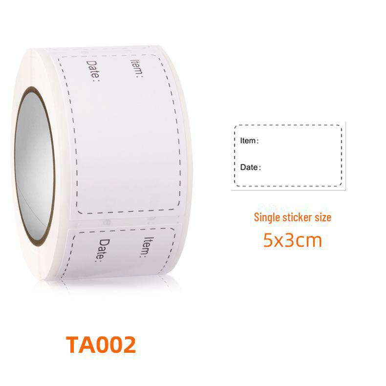 Etichete de siguranță alimentară: Autocolante goale pentru depozitare, pentru bucătărie și frigider