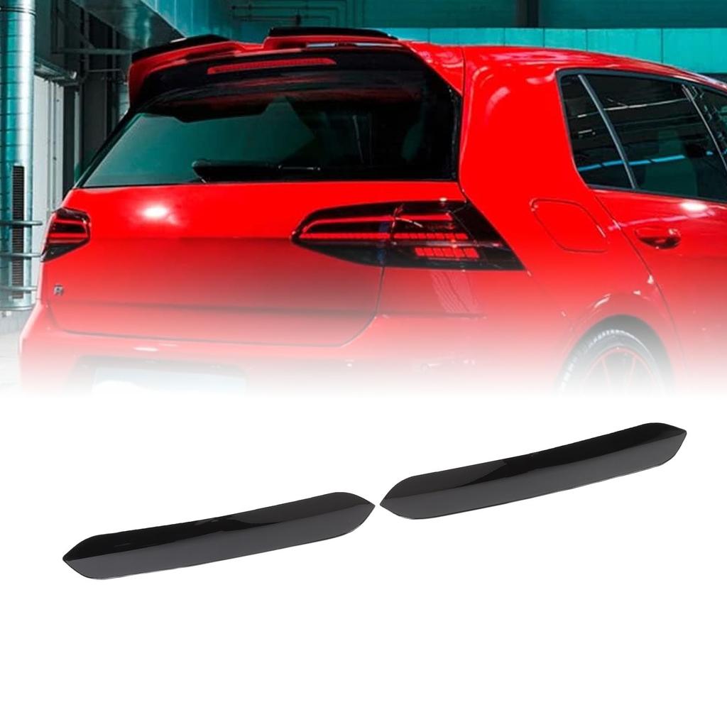 1 Pair Rear Roof Spoiler Weather Proof Tail Top Window Spoiler Wing Lip Replacement For VII MK7 7.5 R GTD 2012-2020