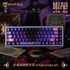 Piifox MIAO Cat Keycap PBT Custom Metallic Paint Personalized Keyboard Cap Cherry Profile Gaming KeyCap for Mechanical Keyboard