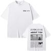 T-shirt Imprimé Unisexe The 1975 Being Funny in A Foreign Language about You Homme Femme Hip Hop Vintage Rock Harajuku T-shirts