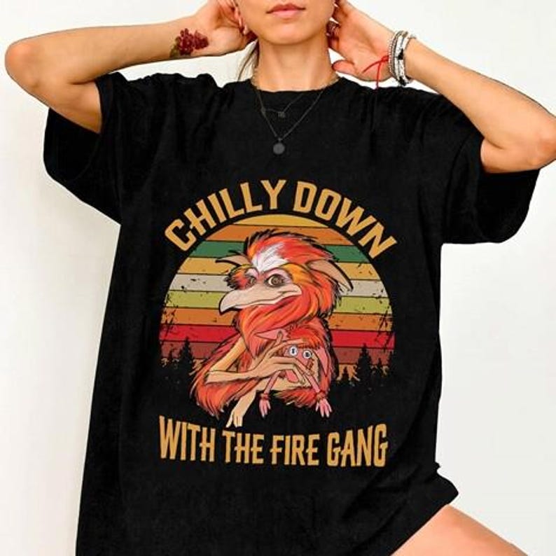 

Chilly Down With The Fire Gang Unisex T-Shirt, The Fireys Muppet T-Shirt, Labyrinth T-Shirt XL