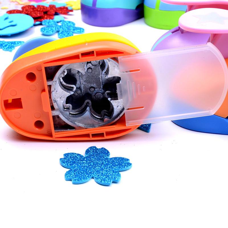 2.5cm bezpłatny statek kwiat Furador papier do majsterkowania cięty Eva Foam Maker dziurkacz Scrapbooking oszczędność pracy dla dziecka dziurkacz DIY Handmade
