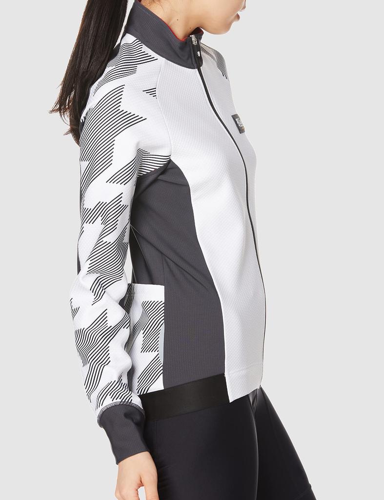 Lion De Capelmuur Competition Jacket EVO4 Oblique Size for Cycling Women's White, 36, Fall/Winter (5°C-15°C)