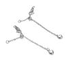 Sturdy Brass Adjustable Chain Portable Keychain with Lobster Clasp Fashion Accessory for Tent and Luggage Daily Use
